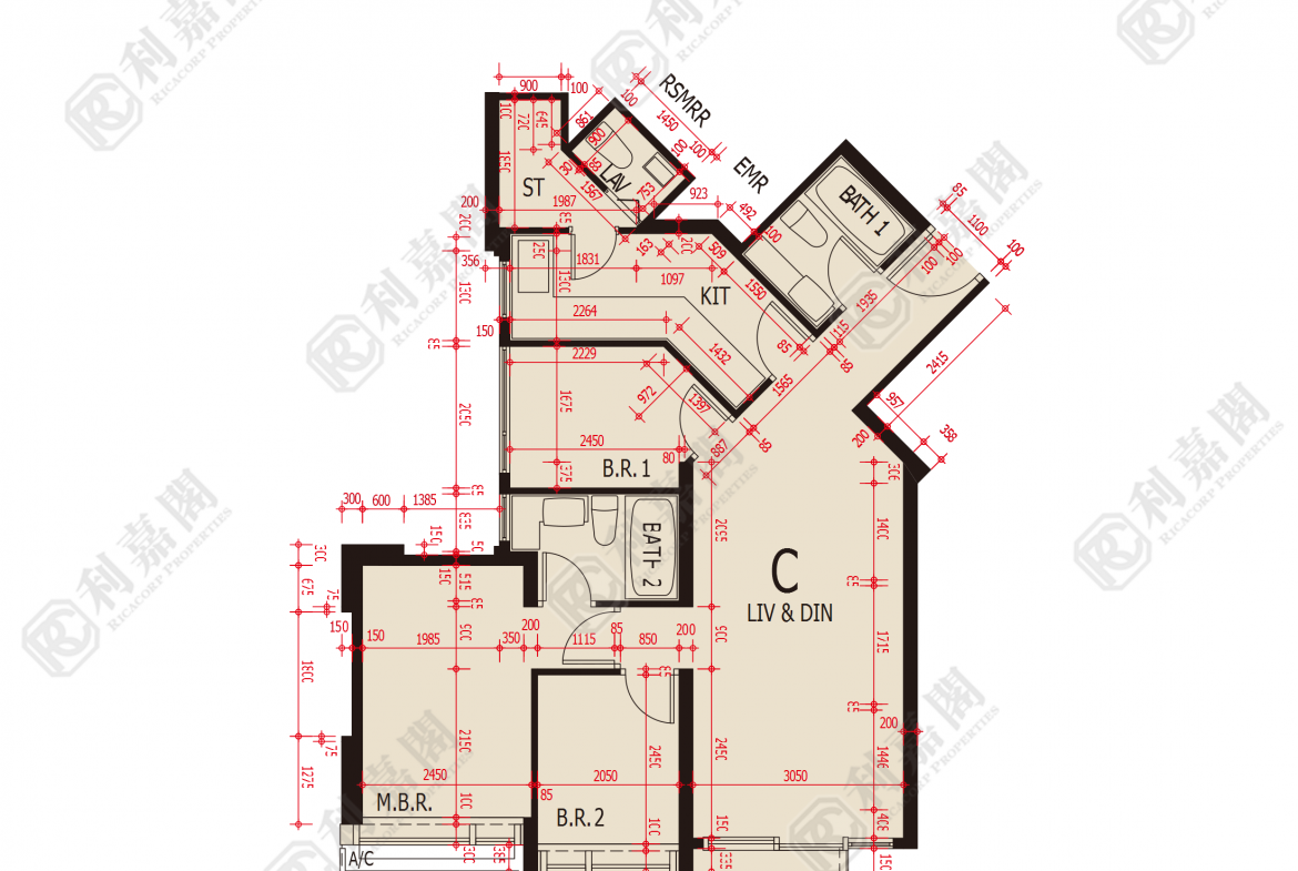 海之戀 3期A 海之戀．愛炫美 2A座 - 28NTS – 香港北部都會區
