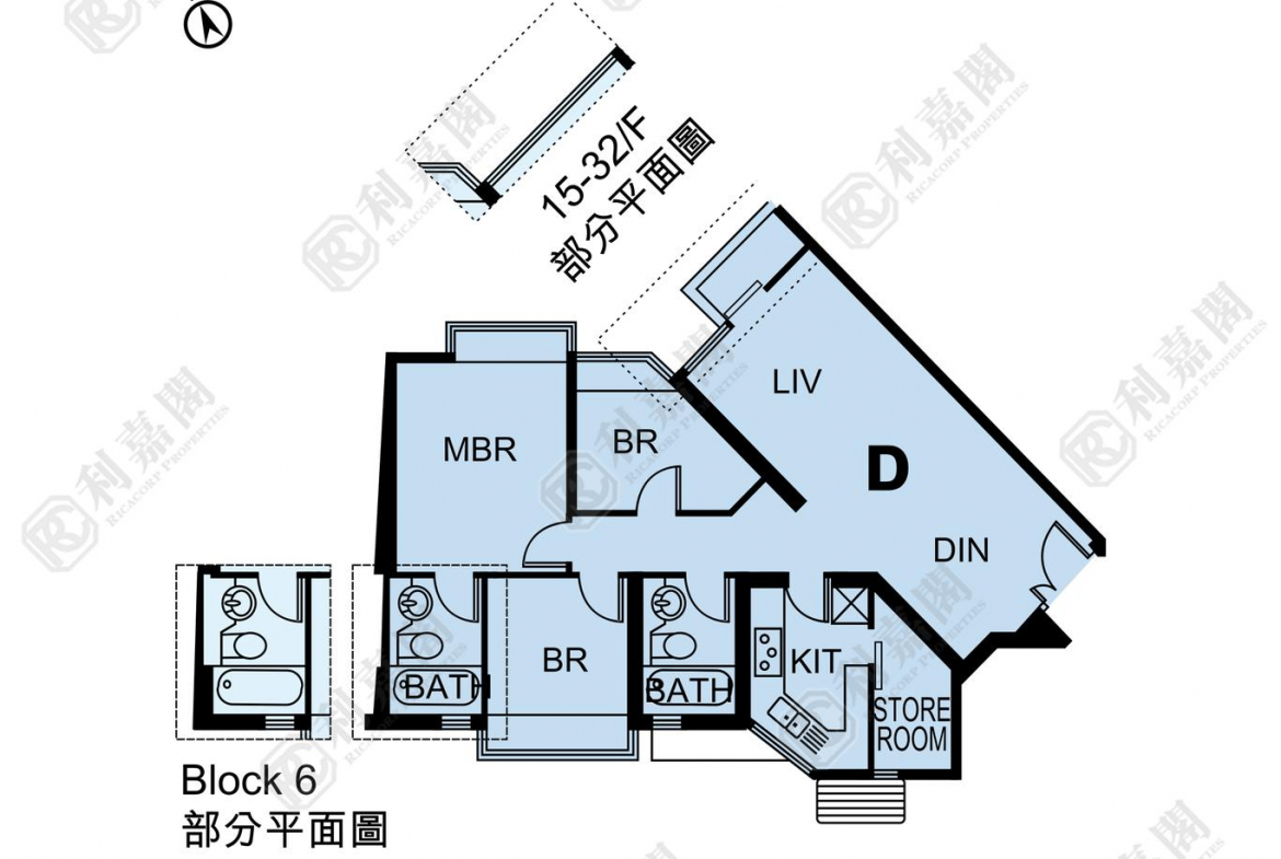 藍天海岸 1期 6座 - 28NTS – 香港北部都會區