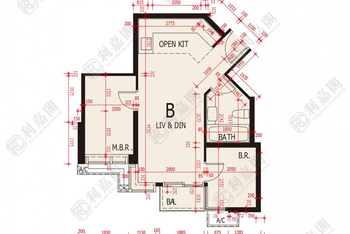 海之戀 3期A 海之戀．愛炫美 2B座 - 28NTS – 香港北部都會區