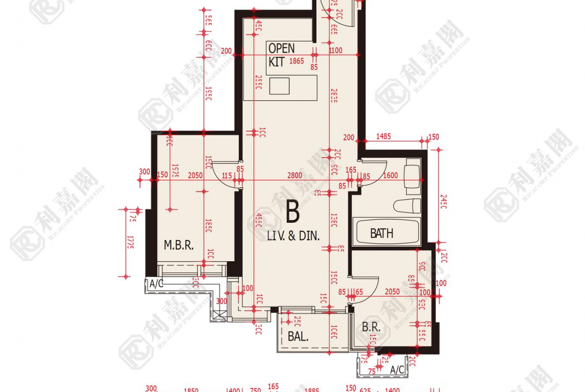 海之戀 3期A 海之戀．愛炫美 5B座 - 28NTS – 香港北部都會區