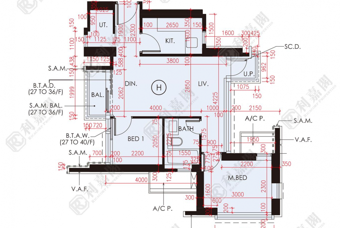 星凱．堤岸 1座 - 28NTS – 香港北部都會區