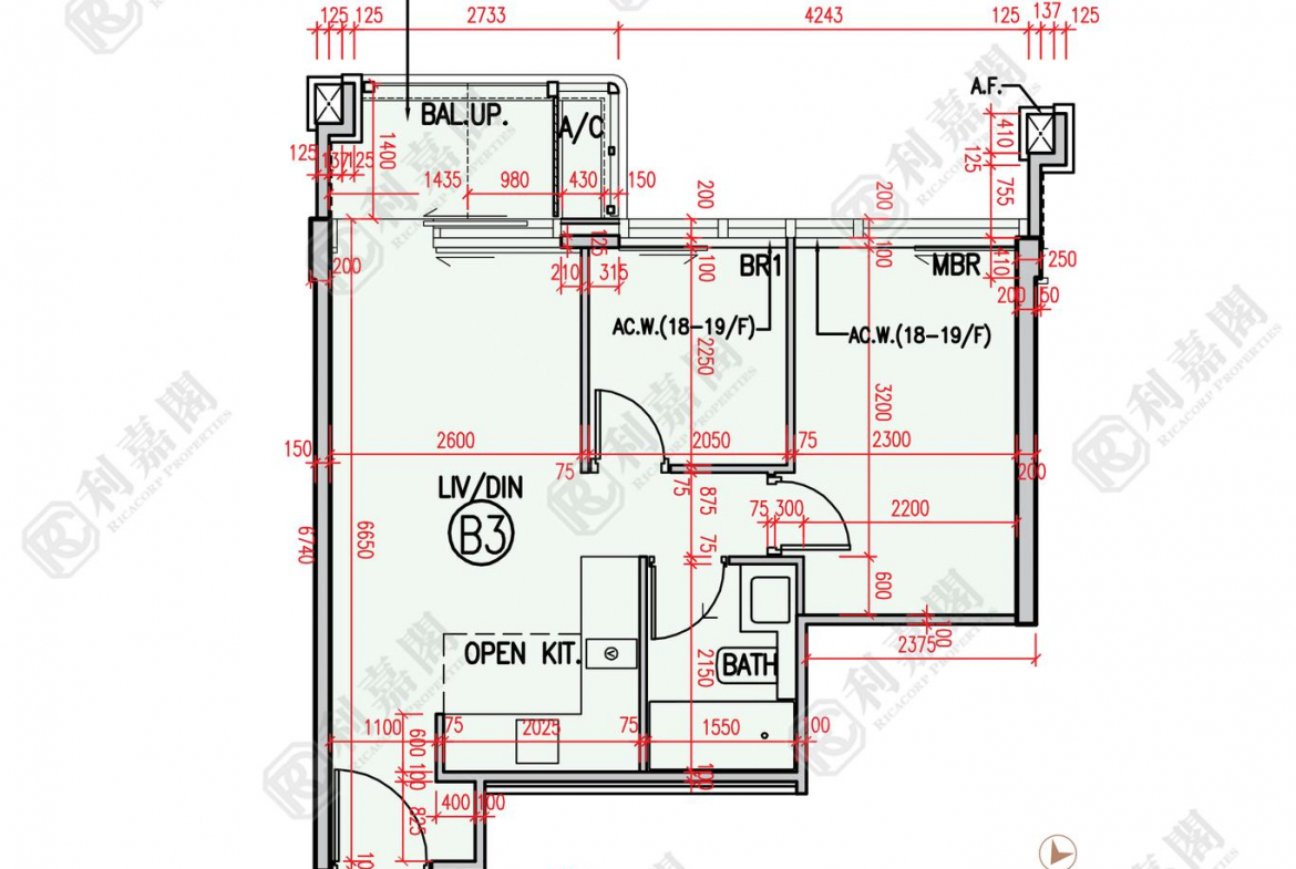 柏瓏 1B期 柏瓏 II 1座 - 28NTS – 香港北部都會區