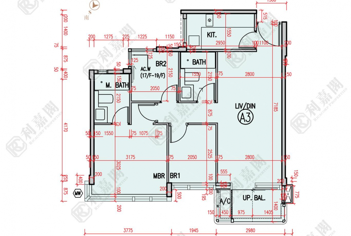柏瓏 1B期 柏瓏 II 1座 - 28NTS – 香港北部都會區
