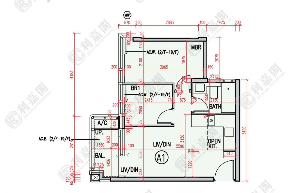 柏瓏 1A期 柏瓏 I 2座 - 28NTS – 香港北部都會區