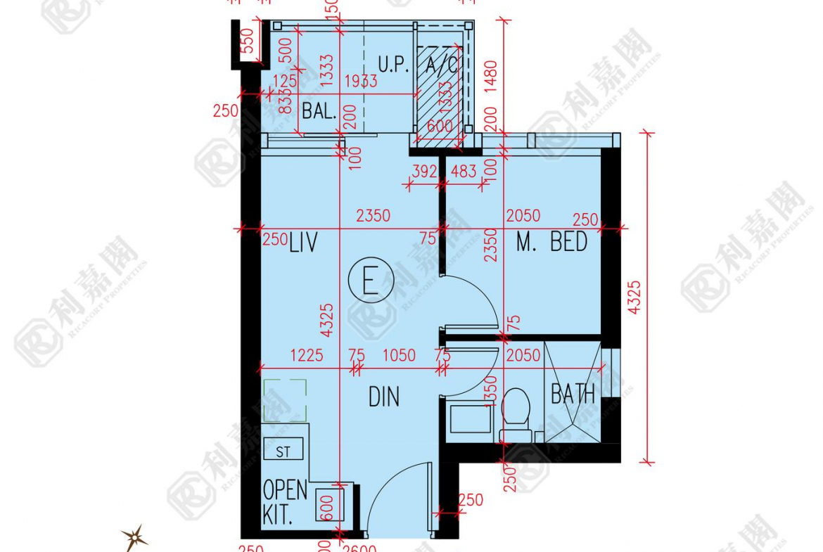 朗天峰 1座 (1B) - 28NTS – 香港北部都會區