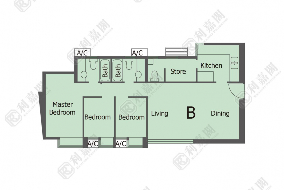 愛琴海岸 1座 - 28NTS – 香港北部都會區