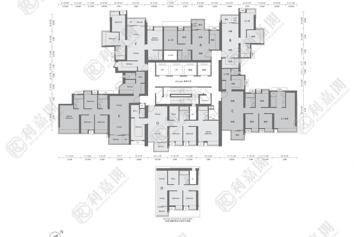 YOHO TOWN 2期 YOHO MIDTOWN 8座 - 28NTS – 香港北部都會區